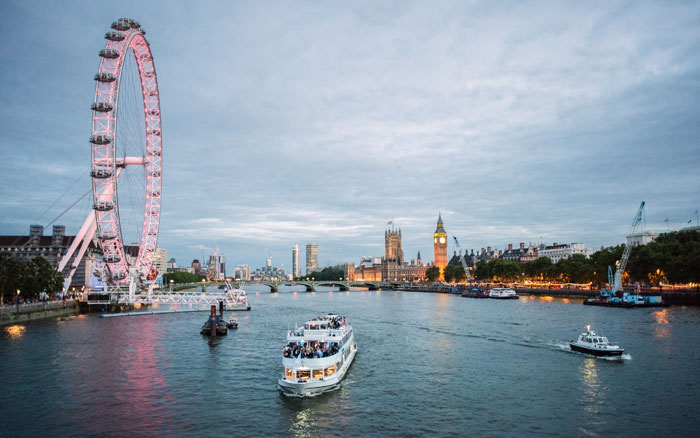 A variety of boat trips are available in the evening