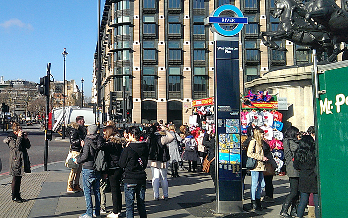 River interlith at Westminster