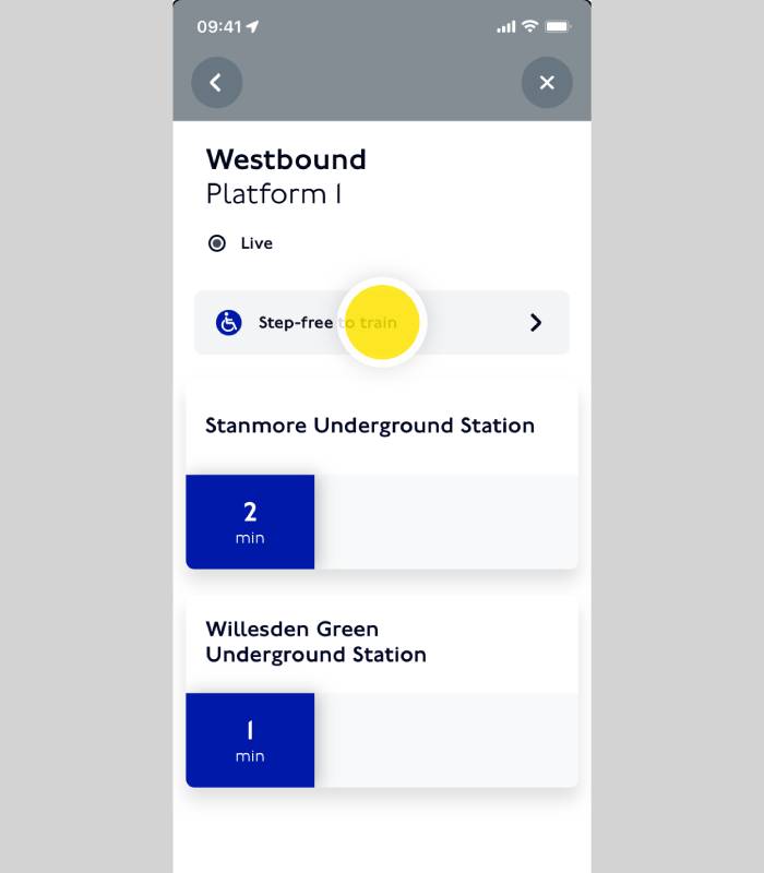 step-free information on tfl go