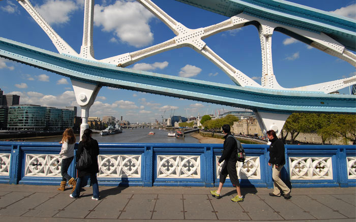 Tower Bridge, Jubilee Walkway & Thames Path